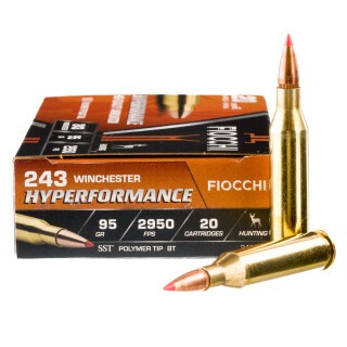 Fiocchi Extrema .243 Winchester Ammunition 20 Rounds SST 95 Grain