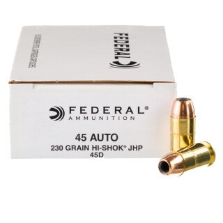 Federal Classic .45 ACP Ammunition 50 Rounds JHP 230 Grain