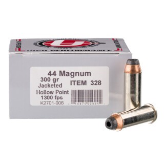 Underwood Ammo .44 Magnum Ammunition 20 Rounds JHP 300 Grain