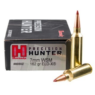 Hornady Precision Hunter 7mm WSM Ammunition 20 Rounds ELD-X 162 Grains