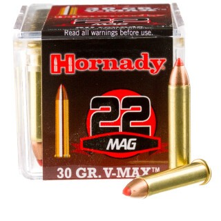 Hornady Varmint Express .22 WMR Ammunition 500 Rounds V-MAX 30 Grain