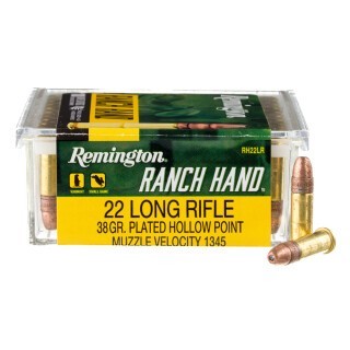Remington Ranch Hand .22 LR Ammunition 100 Rounds CPHP 38 Grains