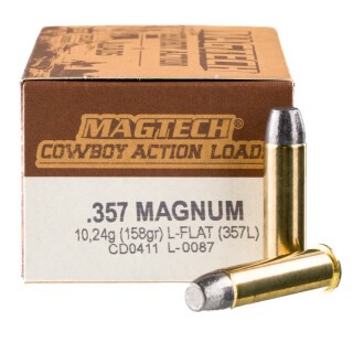 Magtech Cowboy Action .357 Magnum Ammunition 50 Rounds LFN 158 Grain