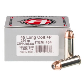 Underwood Ammo .45 Long Colt +P Ammunition 20 Rounds XTP JHP 250 Grain