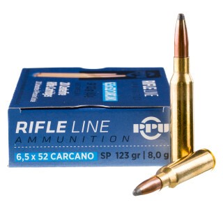 Prvi Partizan 6.5x52 Carcano Ammunition 20 Rounds SP 123 Grain