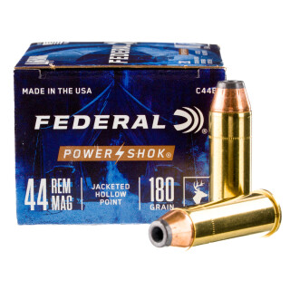 Federal .44 Magnum Ammunition 20 Rounds JHP 180 Grain