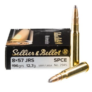Sellier & Bellot 8x57 JRS Ammunition 20 Rounds SPCE 196 Grain