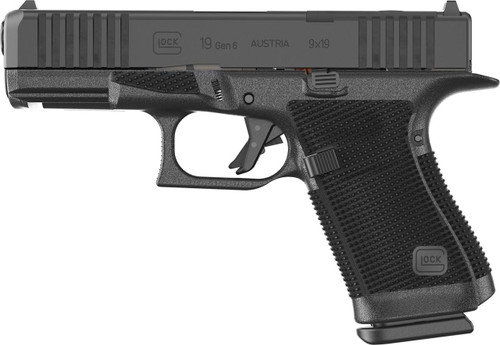 Glock G19 Gen 6 9mm - 4.02" Barrel - Optic Ready - Black - 15 Rounds