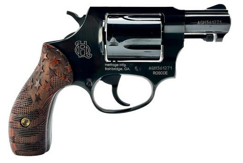 Heritage Roscoe 38 Special - 2" Barrel - Wood US Flag / Black - 5 Shot