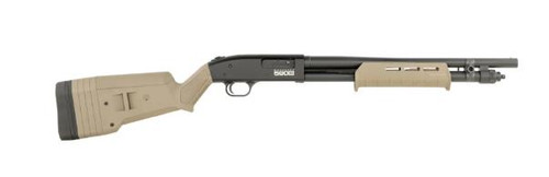 Mossberg 590S Compact 12 Gauge - 18.5" Barrel - 3" Chamber - FDE / Black