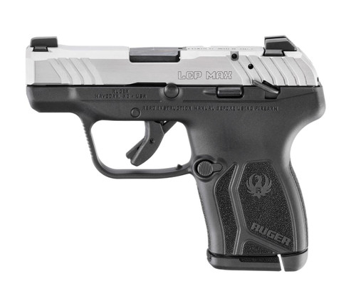 Ruger LCP Max 380 ACP - 2.8" Barrel - Includes Loaded Chamber Indicator - Black / Stainless Steel - 10 Round