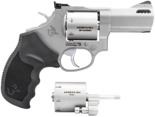 Taurus 692 9mm / 357 Magnum - 3" Ported Barrel - Stainless Steel / Black - 7 Shot
