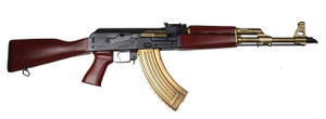 Zastava Arms ZPAP M70 | Rifle | 16.25” Barrel | 7.62x39 | 30 Rounds | Dark Walnut & Gold | ZR7762CBG
